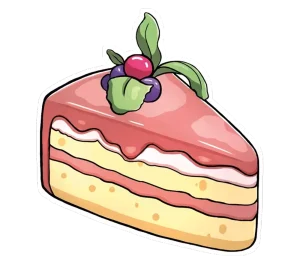 Stickers gâteau Les pâtisseries de Su